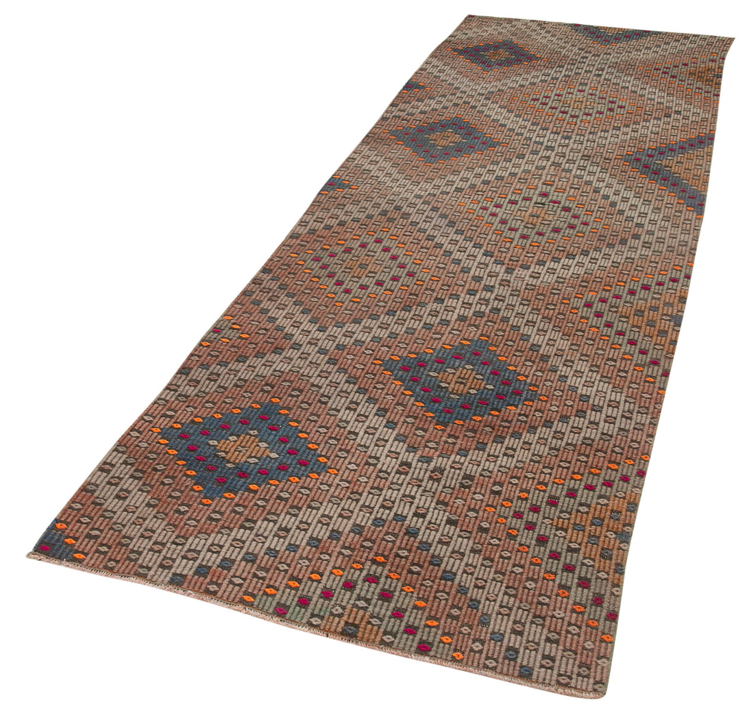 Handmade Kilim Runner > Design# OL-AC-29224 > Size: 3'-4" x 11'-1", Carpet Culture Rugs, Handmade Rugs, NYC Rugs, New Rugs, Shop Rugs, Rug Store, Outlet Rugs, SoHo Rugs, Rugs in USA