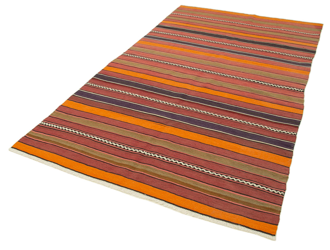 Handmade Kilim Area Rug > Design# OL-AC-29319 > Size: 5'-0" x 8'-9", Carpet Culture Rugs, Handmade Rugs, NYC Rugs, New Rugs, Shop Rugs, Rug Store, Outlet Rugs, SoHo Rugs, Rugs in USA