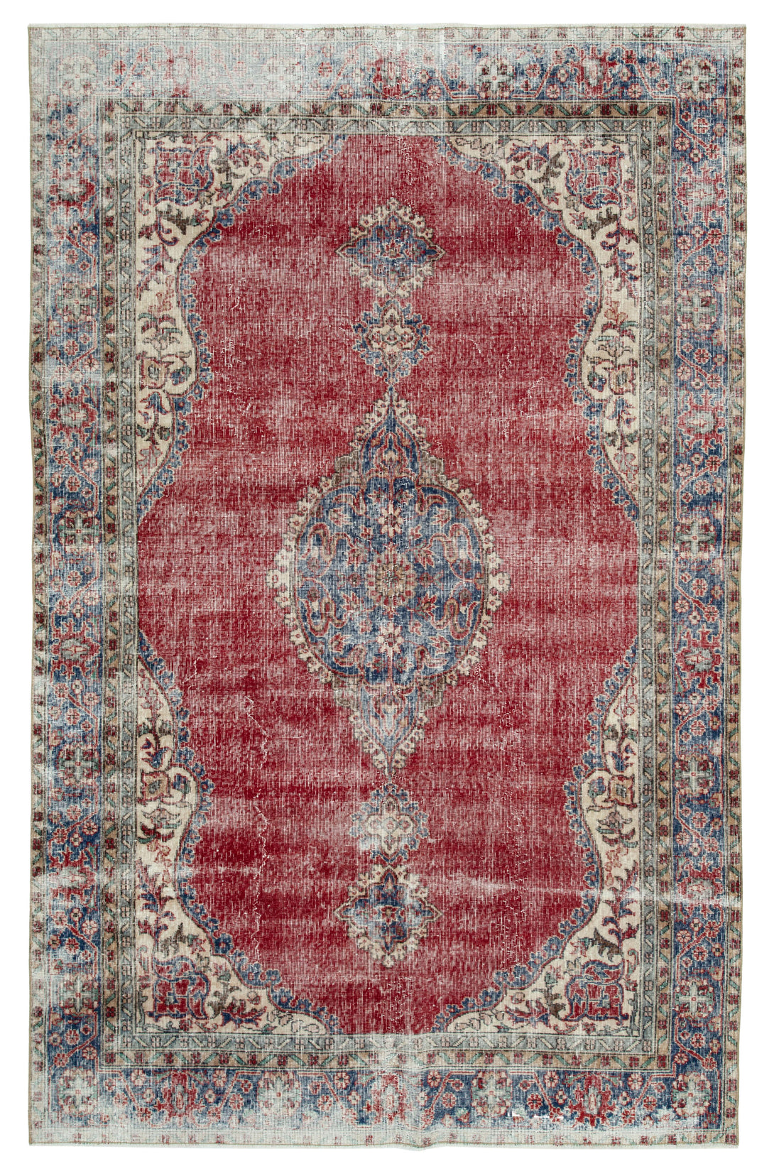 Handmade White Wash Area Rug > Design# OL-AC-29799 > Size: 6'-5" x 10'-0", Carpet Culture Rugs, Handmade Rugs, NYC Rugs, New Rugs, Shop Rugs, Rug Store, Outlet Rugs, SoHo Rugs, Rugs in USA