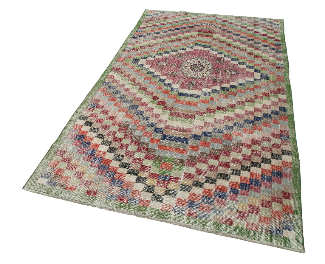 Handmade Geometric Area Rug > Design# OL-AC-30013 > Size: 4'-8" x 9'-1", Carpet Culture Rugs, Handmade Rugs, NYC Rugs, New Rugs, Shop Rugs, Rug Store, Outlet Rugs, SoHo Rugs, Rugs in USA