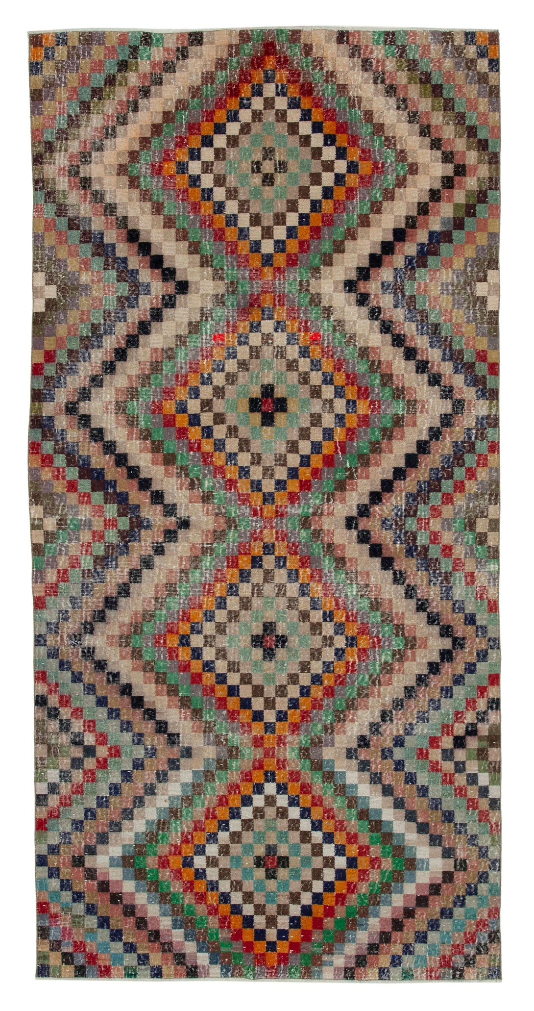 Handmade Geometric Area Rug > Design# OL-AC-30015 > Size: 4'-10" x 9'-11", Carpet Culture Rugs, Handmade Rugs, NYC Rugs, New Rugs, Shop Rugs, Rug Store, Outlet Rugs, SoHo Rugs, Rugs in USA