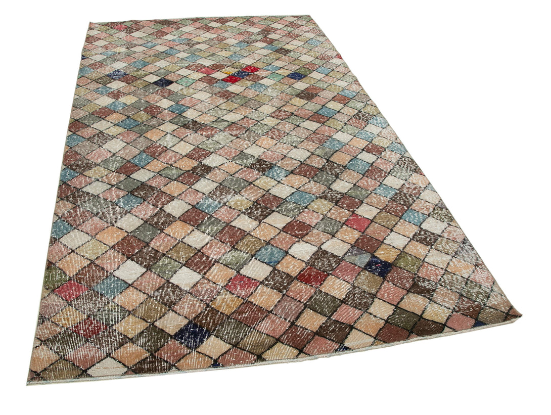 Handmade Geometric Area Rug > Design# OL-AC-30018 > Size: 5'-1" x 8'-10", Carpet Culture Rugs, Handmade Rugs, NYC Rugs, New Rugs, Shop Rugs, Rug Store, Outlet Rugs, SoHo Rugs, Rugs in USA