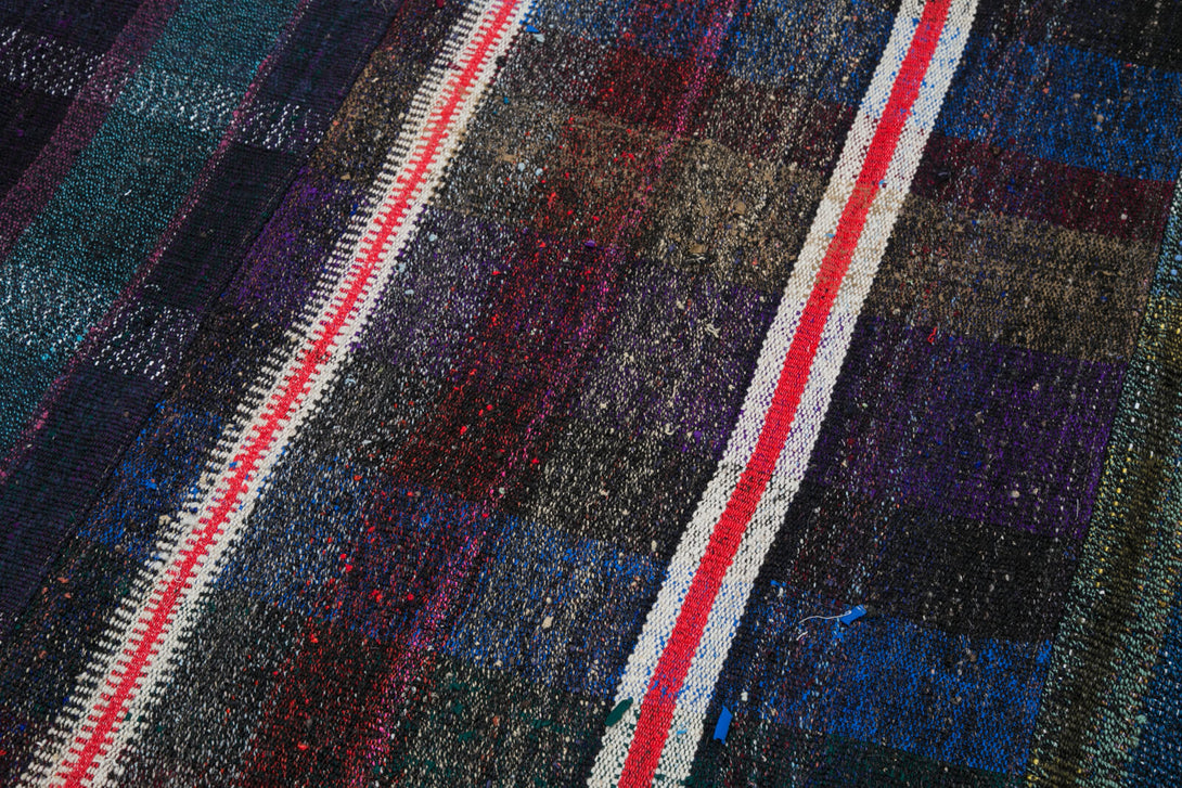 Handmade Kilim Patchwork Area Rug > Design# OL-AC-30464 > Size: 7'-7" x 10'-4", Carpet Culture Rugs, Handmade Rugs, NYC Rugs, New Rugs, Shop Rugs, Rug Store, Outlet Rugs, SoHo Rugs, Rugs in USA