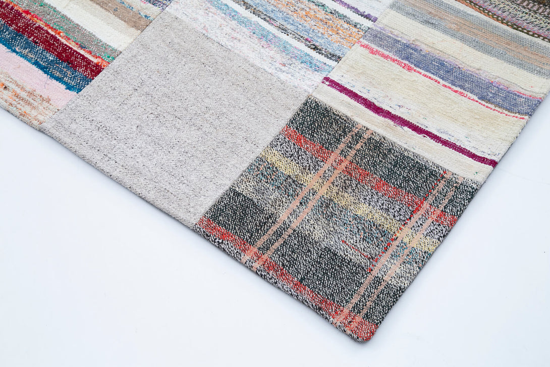 Handmade Kilim Patchwork Area Rug > Design# OL-AC-30555 > Size: 8'-2" x 11'-6", Carpet Culture Rugs, Handmade Rugs, NYC Rugs, New Rugs, Shop Rugs, Rug Store, Outlet Rugs, SoHo Rugs, Rugs in USA