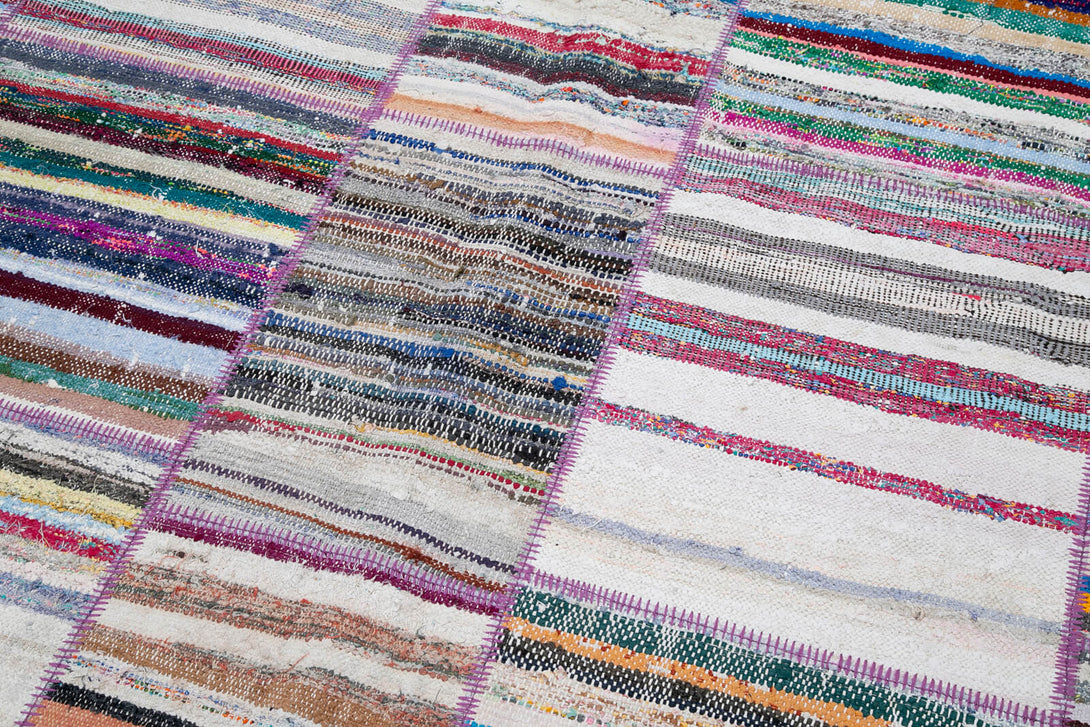 Handmade Kilim Patchwork Area Rug > Design# OL-AC-30559 > Size: 7'-11" x 11'-6", Carpet Culture Rugs, Handmade Rugs, NYC Rugs, New Rugs, Shop Rugs, Rug Store, Outlet Rugs, SoHo Rugs, Rugs in USA