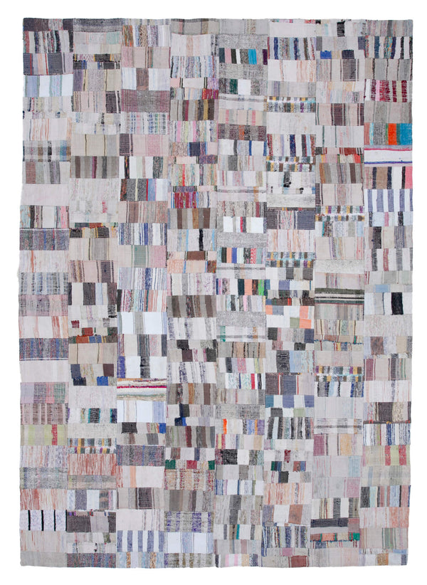 Handmade Kilim Patchwork Area Rug > Design# OL-AC-30624 > Size: 9'-3" x 13'-0", Carpet Culture Rugs, Handmade Rugs, NYC Rugs, New Rugs, Shop Rugs, Rug Store, Outlet Rugs, SoHo Rugs, Rugs in USA