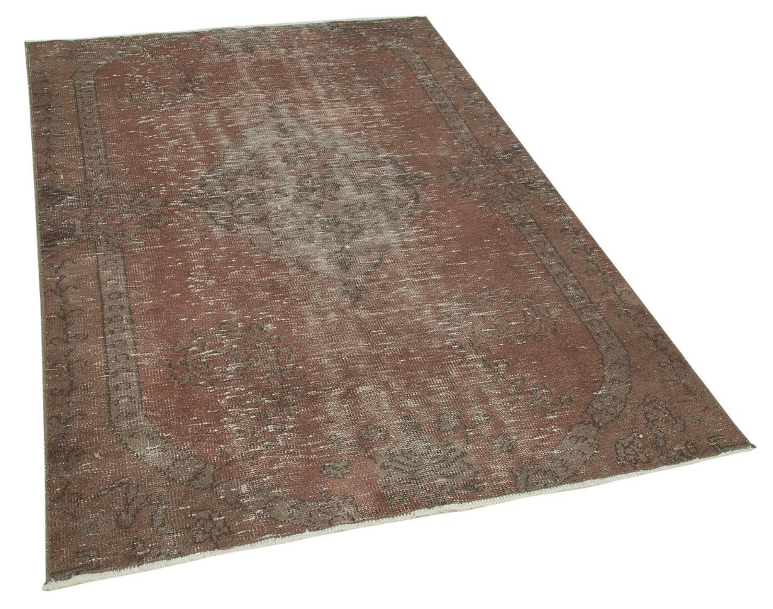 Handmade Overdyed Area Rug > Design# OL-AC-31183 > Size: 4'-3" x 6'-7", Carpet Culture Rugs, Handmade Rugs, NYC Rugs, New Rugs, Shop Rugs, Rug Store, Outlet Rugs, SoHo Rugs, Rugs in USA