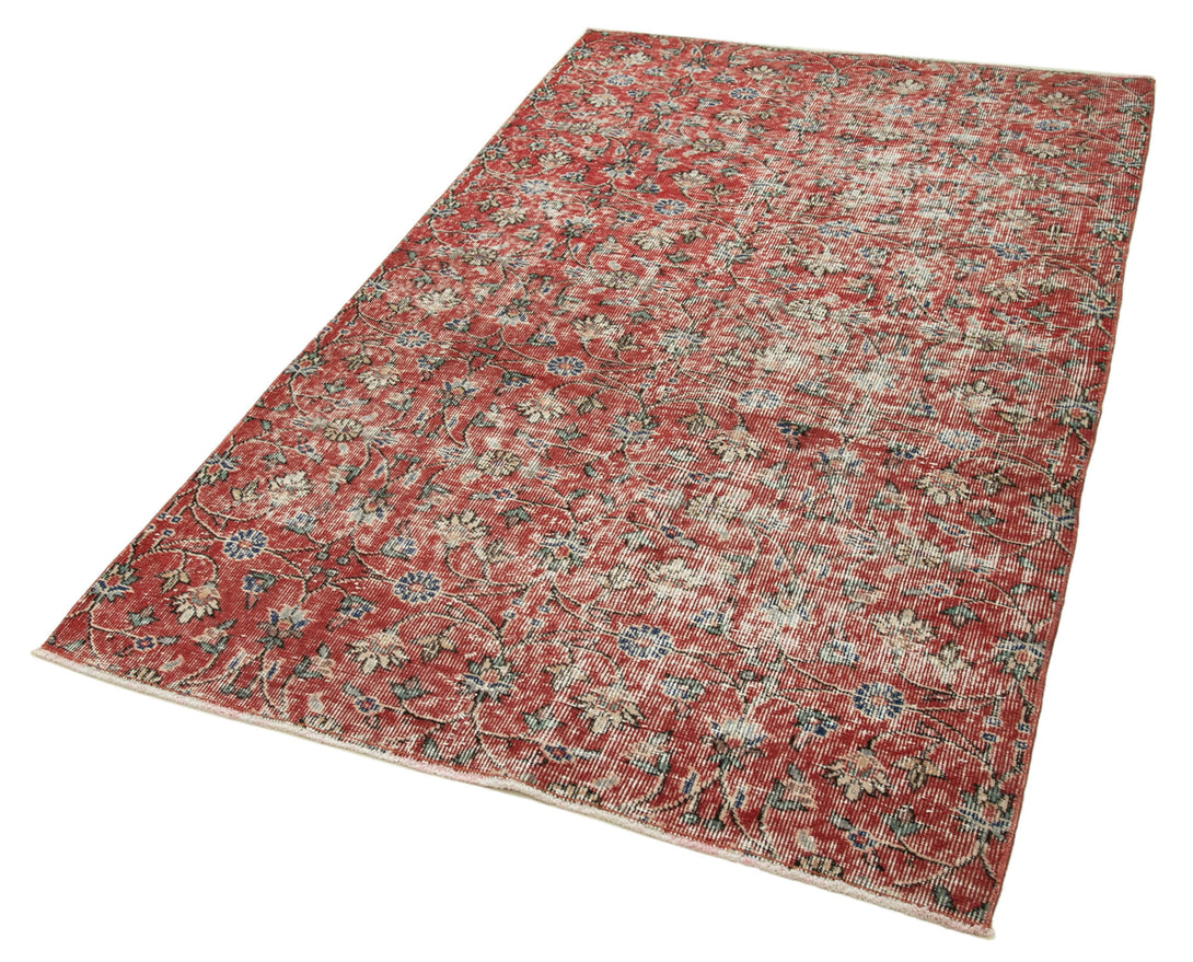 Handmade Overdyed Area Rug > Design# OL-AC-31220 > Size: 4'-1" x 6'-10", Carpet Culture Rugs, Handmade Rugs, NYC Rugs, New Rugs, Shop Rugs, Rug Store, Outlet Rugs, SoHo Rugs, Rugs in USA