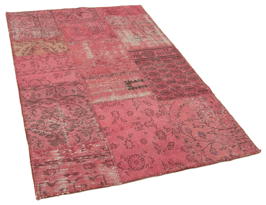 Handmade Patchwork Area Rug > Design# OL-AC-31711 > Size: 3'-11" x 6'-5", Carpet Culture Rugs, Handmade Rugs, NYC Rugs, New Rugs, Shop Rugs, Rug Store, Outlet Rugs, SoHo Rugs, Rugs in USA