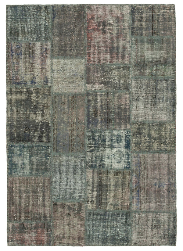 Handmade Patchwork Area Rug > Design# OL-AC-31722 > Size: 4'-11" x 6'-11", Carpet Culture Rugs, Handmade Rugs, NYC Rugs, New Rugs, Shop Rugs, Rug Store, Outlet Rugs, SoHo Rugs, Rugs in USA