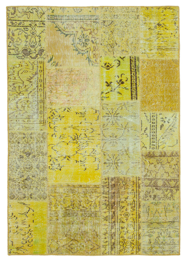 Handmade Patchwork Area Rug > Design# OL-AC-31732 > Size: 4'-0" x 5'-9", Carpet Culture Rugs, Handmade Rugs, NYC Rugs, New Rugs, Shop Rugs, Rug Store, Outlet Rugs, SoHo Rugs, Rugs in USA