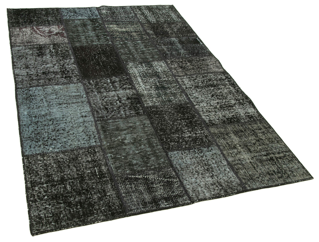 Handmade Patchwork Area Rug > Design# OL-AC-31737 > Size: 4'-5" x 6'-7", Carpet Culture Rugs, Handmade Rugs, NYC Rugs, New Rugs, Shop Rugs, Rug Store, Outlet Rugs, SoHo Rugs, Rugs in USA