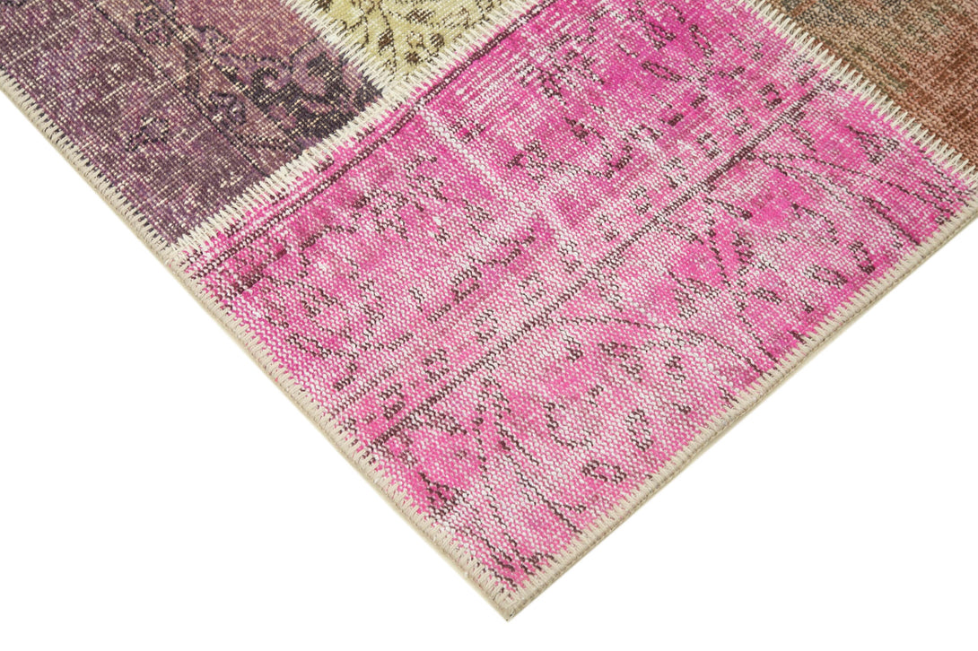 Handmade Patchwork Area Rug > Design# OL-AC-31750 > Size: 4'-10" x 6'-9", Carpet Culture Rugs, Handmade Rugs, NYC Rugs, New Rugs, Shop Rugs, Rug Store, Outlet Rugs, SoHo Rugs, Rugs in USA