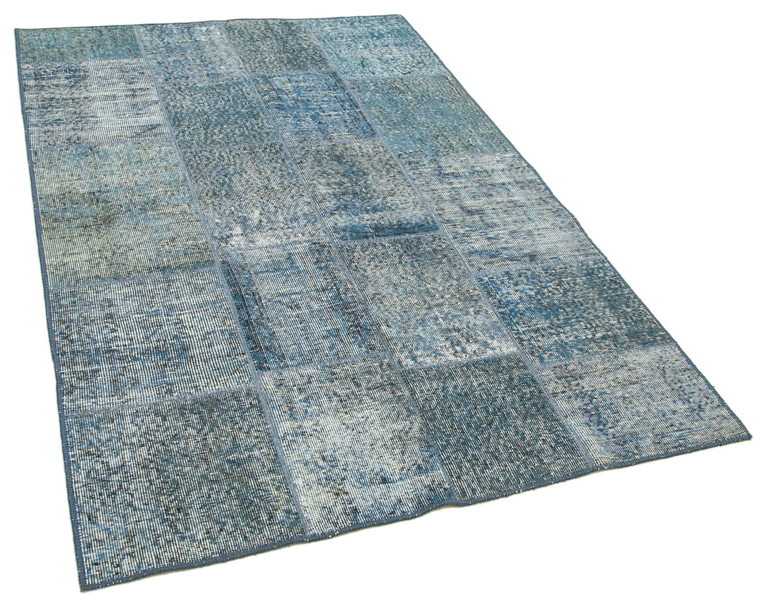 Handmade Patchwork Area Rug > Design# OL-AC-31753 > Size: 4'-5" x 6'-9", Carpet Culture Rugs, Handmade Rugs, NYC Rugs, New Rugs, Shop Rugs, Rug Store, Outlet Rugs, SoHo Rugs, Rugs in USA