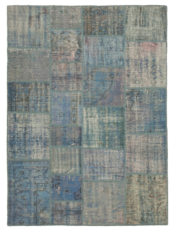 Handmade Patchwork Area Rug > Design# OL-AC-31758 > Size: 4'-11" x 6'-8", Carpet Culture Rugs, Handmade Rugs, NYC Rugs, New Rugs, Shop Rugs, Rug Store, Outlet Rugs, SoHo Rugs, Rugs in USA