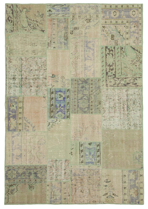 Handmade Patchwork Area Rug > Design# OL-AC-31822 > Size: 5'-7" x 8'-0", Carpet Culture Rugs, Handmade Rugs, NYC Rugs, New Rugs, Shop Rugs, Rug Store, Outlet Rugs, SoHo Rugs, Rugs in USA