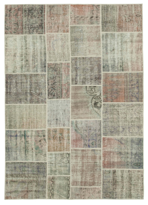 Handmade Patchwork Area Rug > Design# OL-AC-31827 > Size: 5'-7" x 7'-10", Carpet Culture Rugs, Handmade Rugs, NYC Rugs, New Rugs, Shop Rugs, Rug Store, Outlet Rugs, SoHo Rugs, Rugs in USA