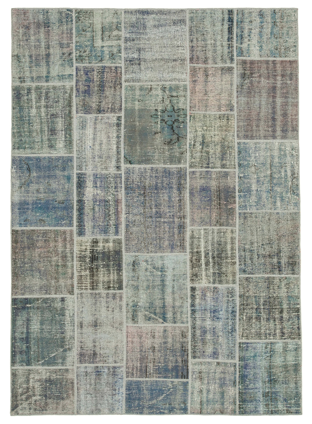 Handmade Patchwork Area Rug > Design# OL-AC-31832 > Size: 5'-8" x 7'-11", Carpet Culture Rugs, Handmade Rugs, NYC Rugs, New Rugs, Shop Rugs, Rug Store, Outlet Rugs, SoHo Rugs, Rugs in USA