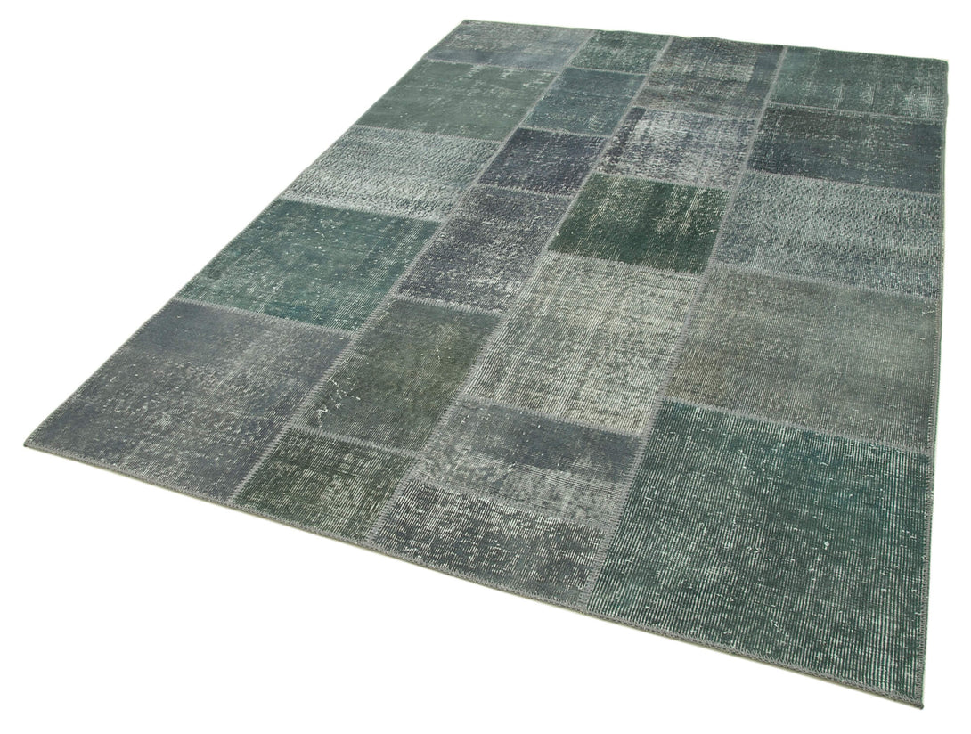 Handmade Patchwork Area Rug > Design# OL-AC-31848 > Size: 5'-7" x 8'-0", Carpet Culture Rugs, Handmade Rugs, NYC Rugs, New Rugs, Shop Rugs, Rug Store, Outlet Rugs, SoHo Rugs, Rugs in USA