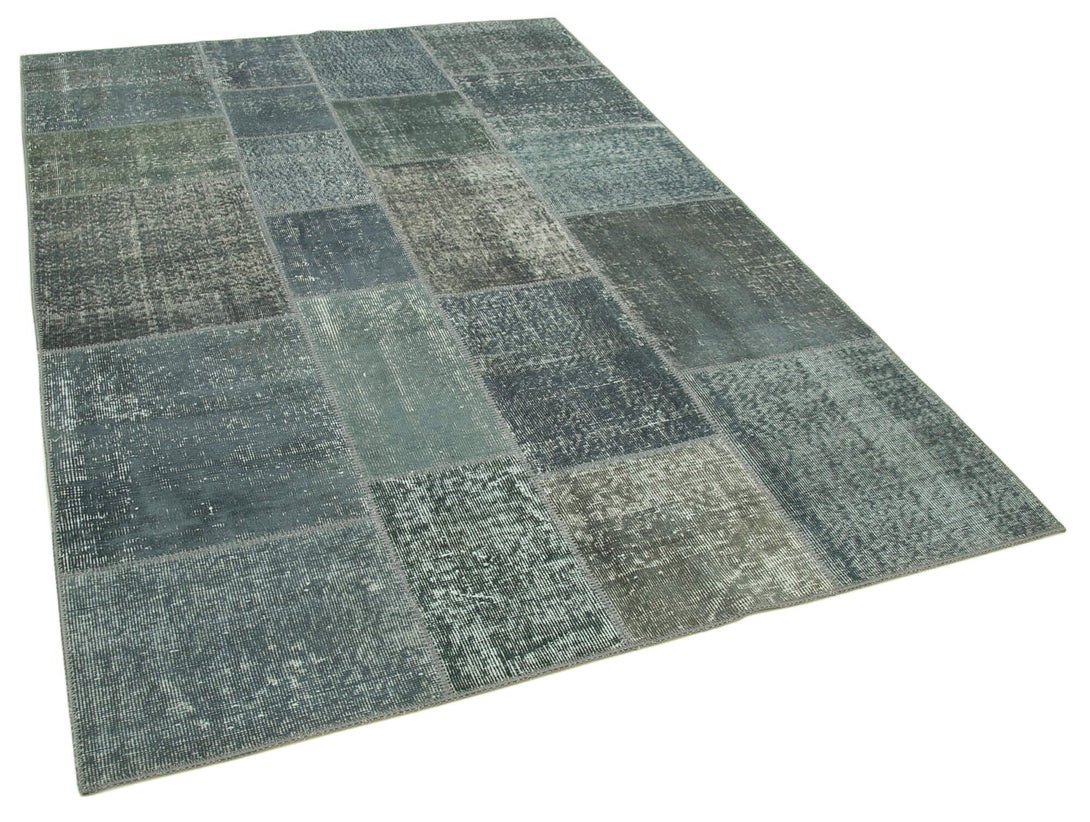 Handmade Patchwork Area Rug > Design# OL-AC-31850 > Size: 5'-7" x 8'-0", Carpet Culture Rugs, Handmade Rugs, NYC Rugs, New Rugs, Shop Rugs, Rug Store, Outlet Rugs, SoHo Rugs, Rugs in USA