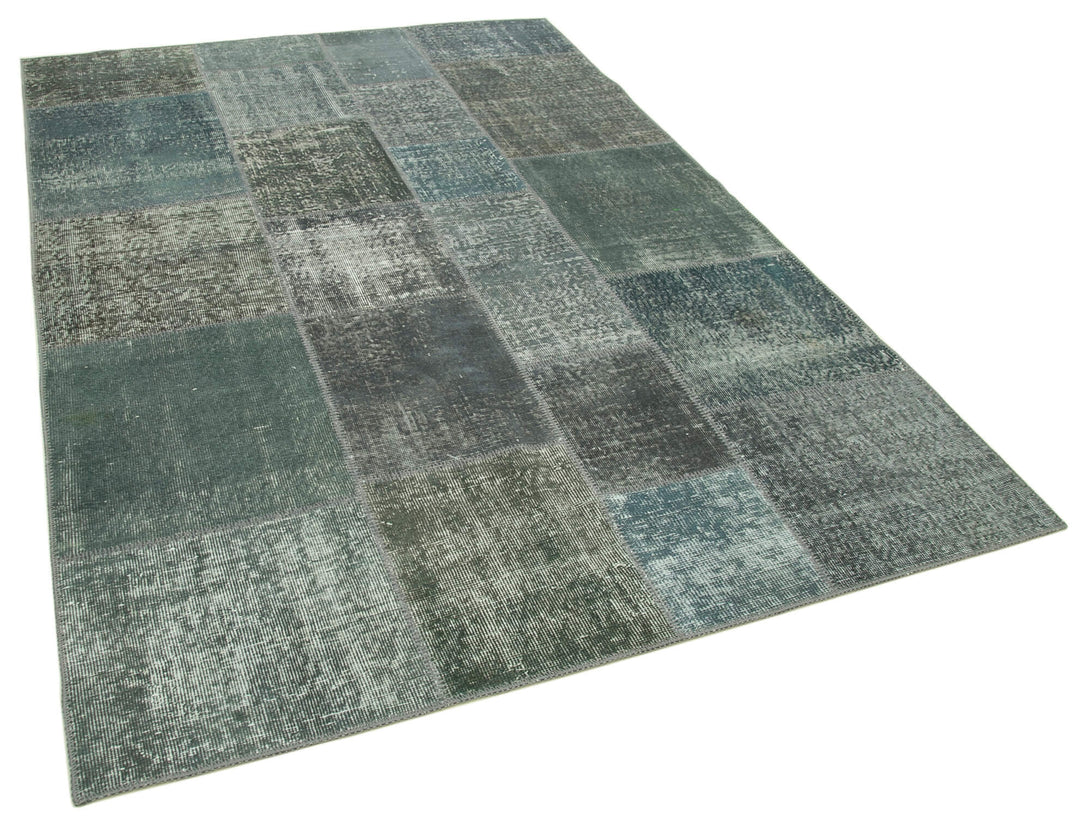 Handmade Patchwork Area Rug > Design# OL-AC-31853 > Size: 5'-7" x 7'-10", Carpet Culture Rugs, Handmade Rugs, NYC Rugs, New Rugs, Shop Rugs, Rug Store, Outlet Rugs, SoHo Rugs, Rugs in USA
