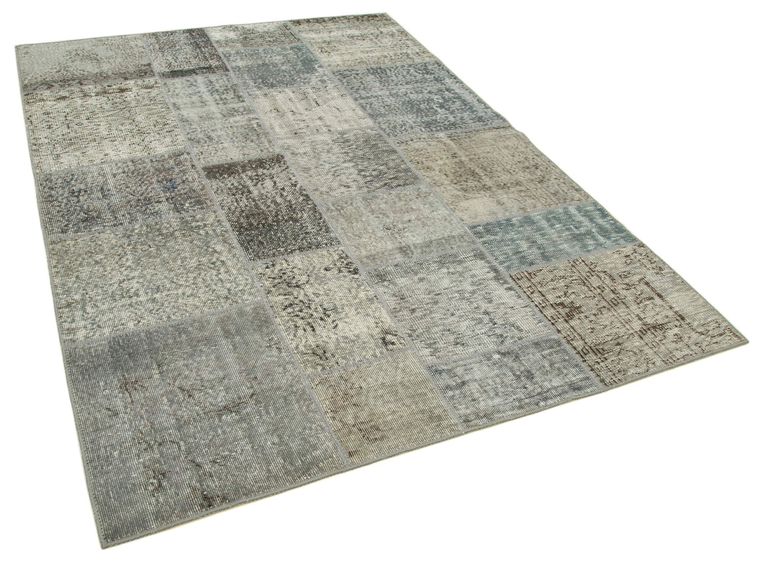 Handmade Patchwork Area Rug > Design# OL-AC-31854 > Size: 5'-7" x 7'-10", Carpet Culture Rugs, Handmade Rugs, NYC Rugs, New Rugs, Shop Rugs, Rug Store, Outlet Rugs, SoHo Rugs, Rugs in USA