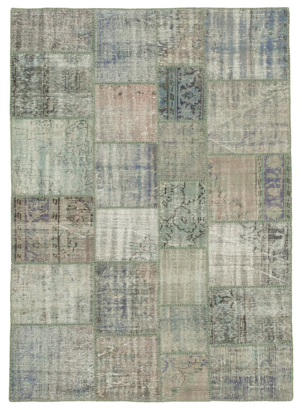 Handmade Patchwork Area Rug > Design# OL-AC-31868 > Size: 5'-9" x 8'-2", Carpet Culture Rugs, Handmade Rugs, NYC Rugs, New Rugs, Shop Rugs, Rug Store, Outlet Rugs, SoHo Rugs, Rugs in USA