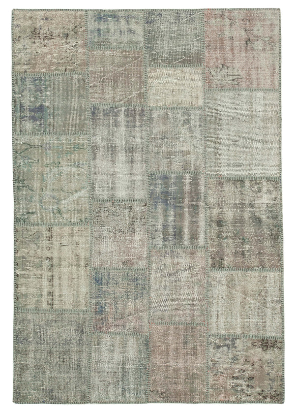 Handmade Patchwork Area Rug > Design# OL-AC-32072 > Size: 4'-8" x 6'-8", Carpet Culture Rugs, Handmade Rugs, NYC Rugs, New Rugs, Shop Rugs, Rug Store, Outlet Rugs, SoHo Rugs, Rugs in USA