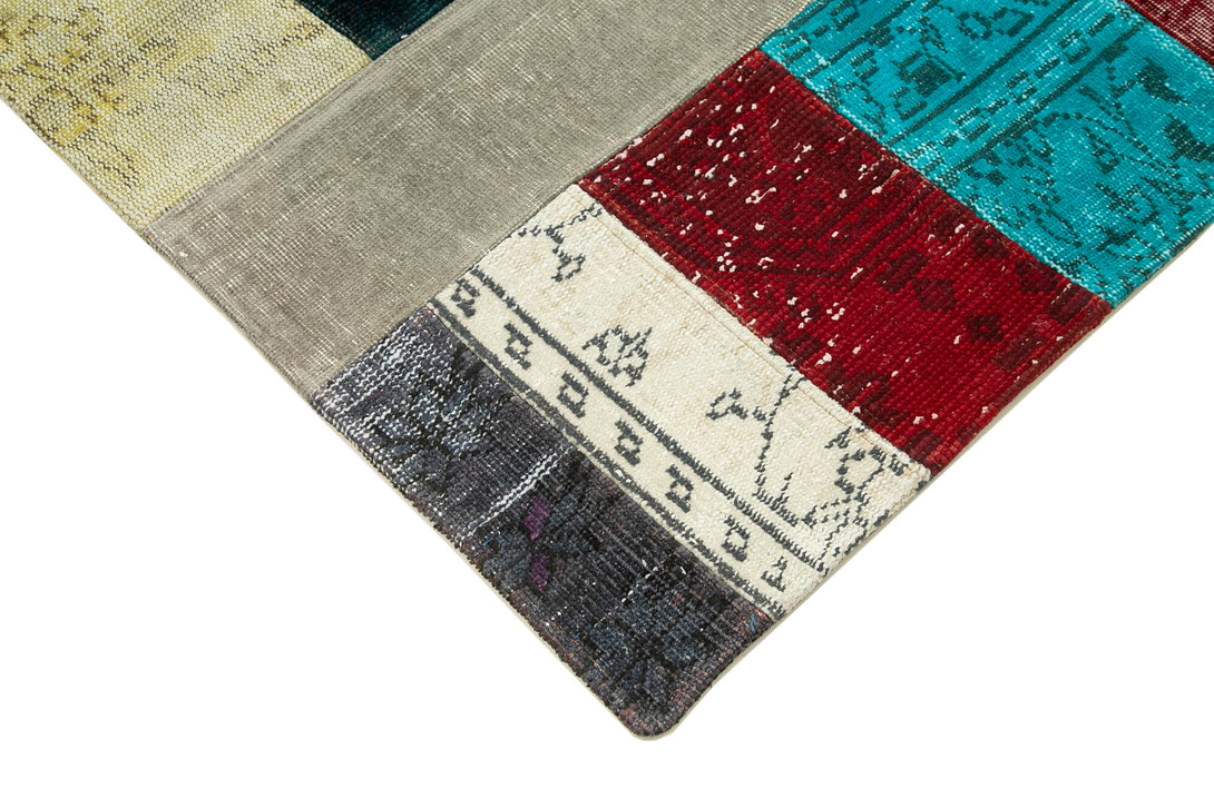 Handmade Patchwork Area Rug > Design# OL-AC-32112 > Size: 4'-8" x 6'-8", Carpet Culture Rugs, Handmade Rugs, NYC Rugs, New Rugs, Shop Rugs, Rug Store, Outlet Rugs, SoHo Rugs, Rugs in USA