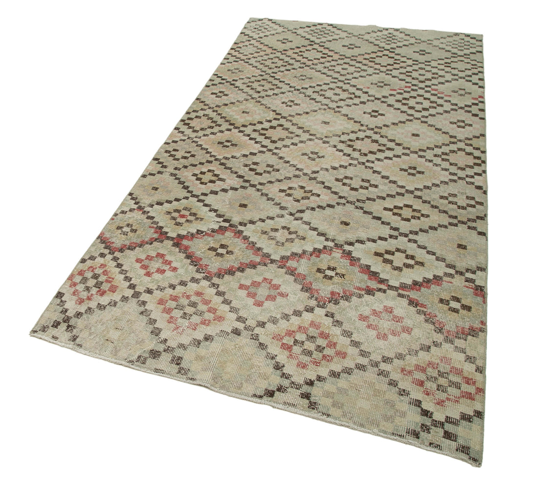 Handmade Geometric Area Rug > Design# OL-AC-33052 > Size: 4'-2" x 8'-6", Carpet Culture Rugs, Handmade Rugs, NYC Rugs, New Rugs, Shop Rugs, Rug Store, Outlet Rugs, SoHo Rugs, Rugs in USA