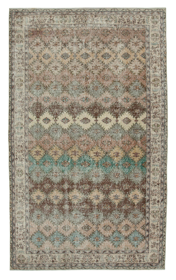 Handmade Geometric Area Rug > Design# OL-AC-33099 > Size: 5'-7" x 9'-4", Carpet Culture Rugs, Handmade Rugs, NYC Rugs, New Rugs, Shop Rugs, Rug Store, Outlet Rugs, SoHo Rugs, Rugs in USA