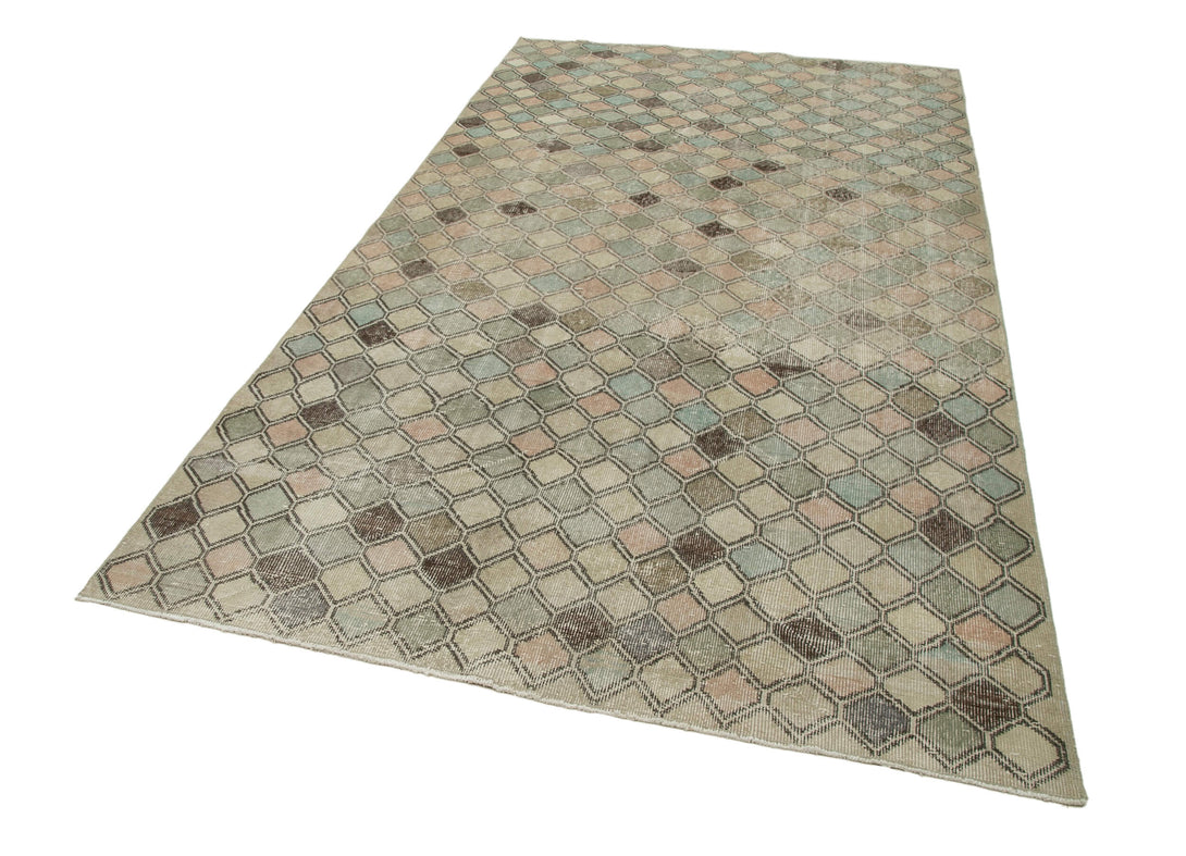 Handmade Geometric Area Rug > Design# OL-AC-33121 > Size: 5'-4" x 9'-7", Carpet Culture Rugs, Handmade Rugs, NYC Rugs, New Rugs, Shop Rugs, Rug Store, Outlet Rugs, SoHo Rugs, Rugs in USA