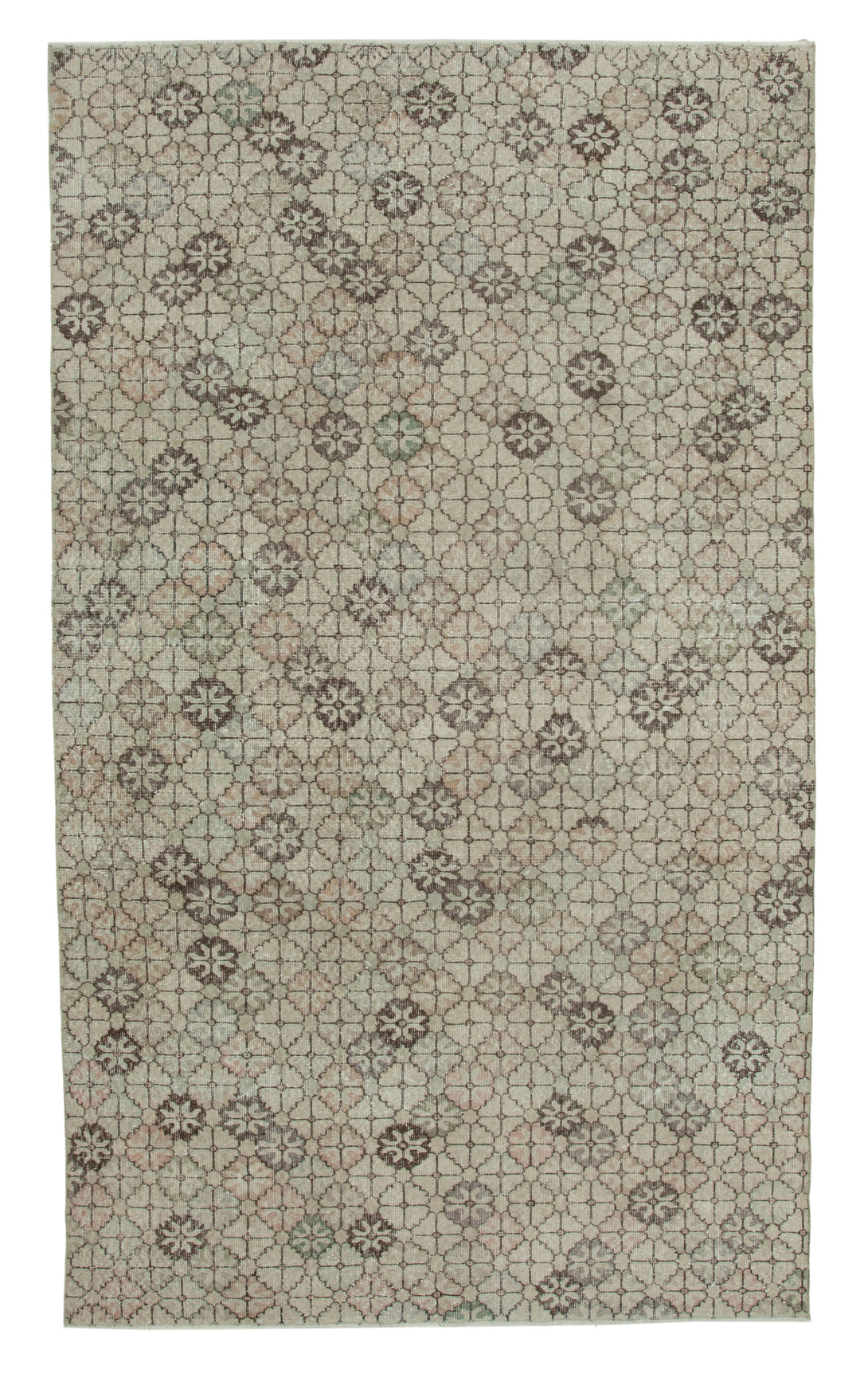 Handmade Geometric Area Rug > Design# OL-AC-33123 > Size: 6'-7" x 11'-0", Carpet Culture Rugs, Handmade Rugs, NYC Rugs, New Rugs, Shop Rugs, Rug Store, Outlet Rugs, SoHo Rugs, Rugs in USA