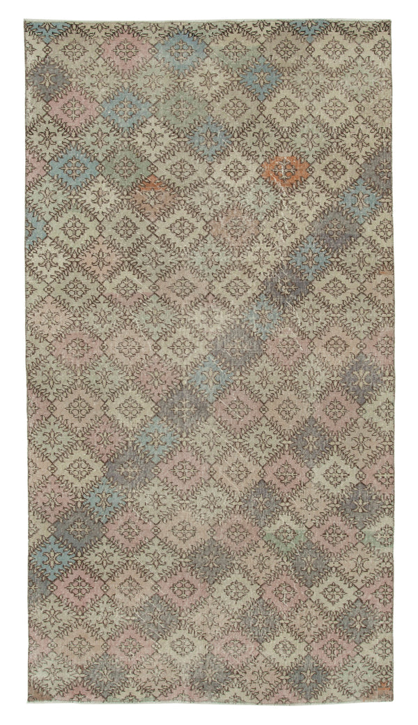 Handmade Geometric Area Rug > Design# OL-AC-33128 > Size: 4'-11" x 9'-3", Carpet Culture Rugs, Handmade Rugs, NYC Rugs, New Rugs, Shop Rugs, Rug Store, Outlet Rugs, SoHo Rugs, Rugs in USA