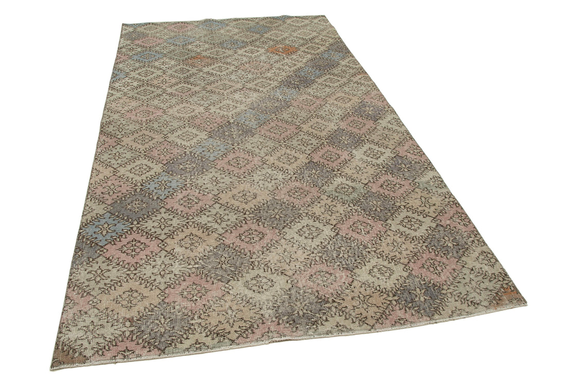 Handmade Geometric Area Rug > Design# OL-AC-33128 > Size: 4'-11" x 9'-3", Carpet Culture Rugs, Handmade Rugs, NYC Rugs, New Rugs, Shop Rugs, Rug Store, Outlet Rugs, SoHo Rugs, Rugs in USA