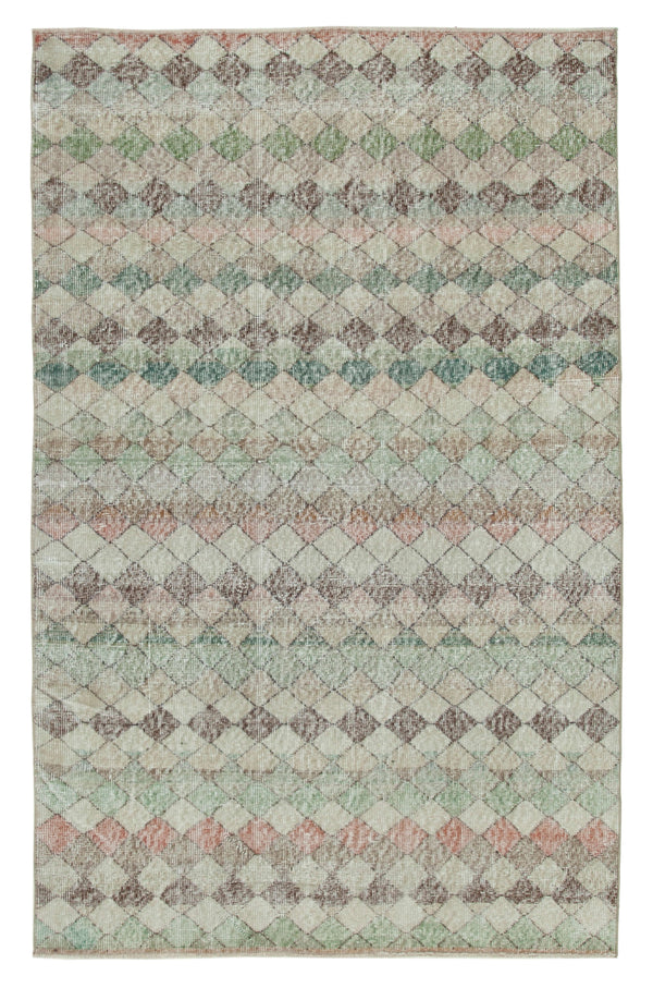 Handmade Geometric Area Rug > Design# OL-AC-33133 > Size: 4'-7" x 7'-2", Carpet Culture Rugs, Handmade Rugs, NYC Rugs, New Rugs, Shop Rugs, Rug Store, Outlet Rugs, SoHo Rugs, Rugs in USA