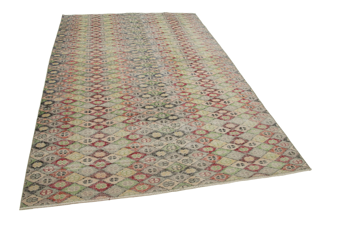 Handmade Geometric Area Rug > Design# OL-AC-33147 > Size: 6'-0" x 9'-3", Carpet Culture Rugs, Handmade Rugs, NYC Rugs, New Rugs, Shop Rugs, Rug Store, Outlet Rugs, SoHo Rugs, Rugs in USA