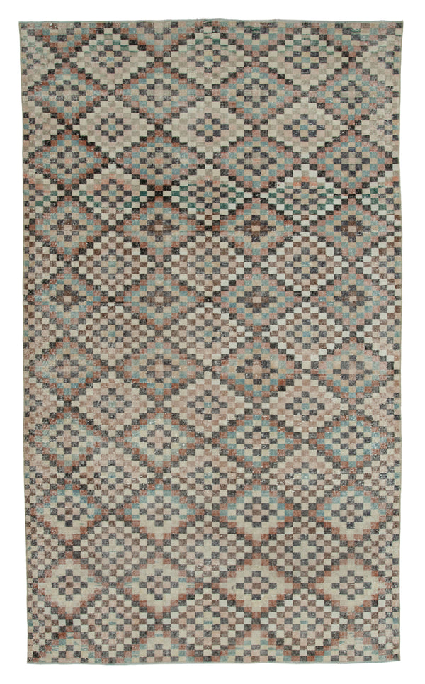 Handmade Geometric Area Rug > Design# OL-AC-33192 > Size: 6'-3" x 10'-8", Carpet Culture Rugs, Handmade Rugs, NYC Rugs, New Rugs, Shop Rugs, Rug Store, Outlet Rugs, SoHo Rugs, Rugs in USA