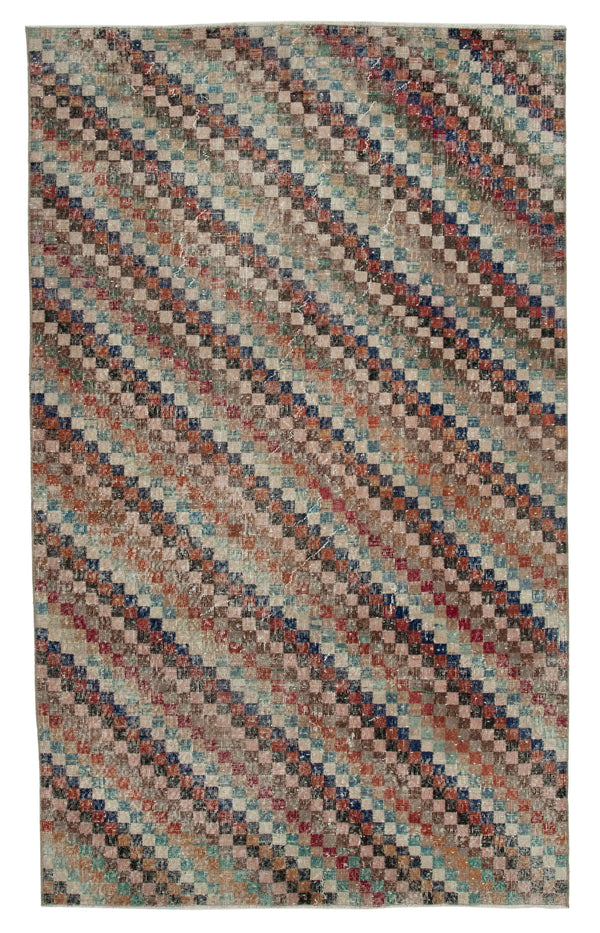 Handmade Geometric Area Rug > Design# OL-AC-33198 > Size: 5'-1" x 8'-4", Carpet Culture Rugs, Handmade Rugs, NYC Rugs, New Rugs, Shop Rugs, Rug Store, Outlet Rugs, SoHo Rugs, Rugs in USA