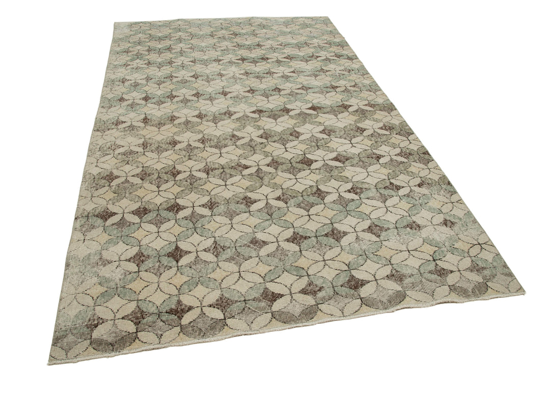 Handmade Geometric Area Rug > Design# OL-AC-33223 > Size: 5'-6" x 9'-4", Carpet Culture Rugs, Handmade Rugs, NYC Rugs, New Rugs, Shop Rugs, Rug Store, Outlet Rugs, SoHo Rugs, Rugs in USA