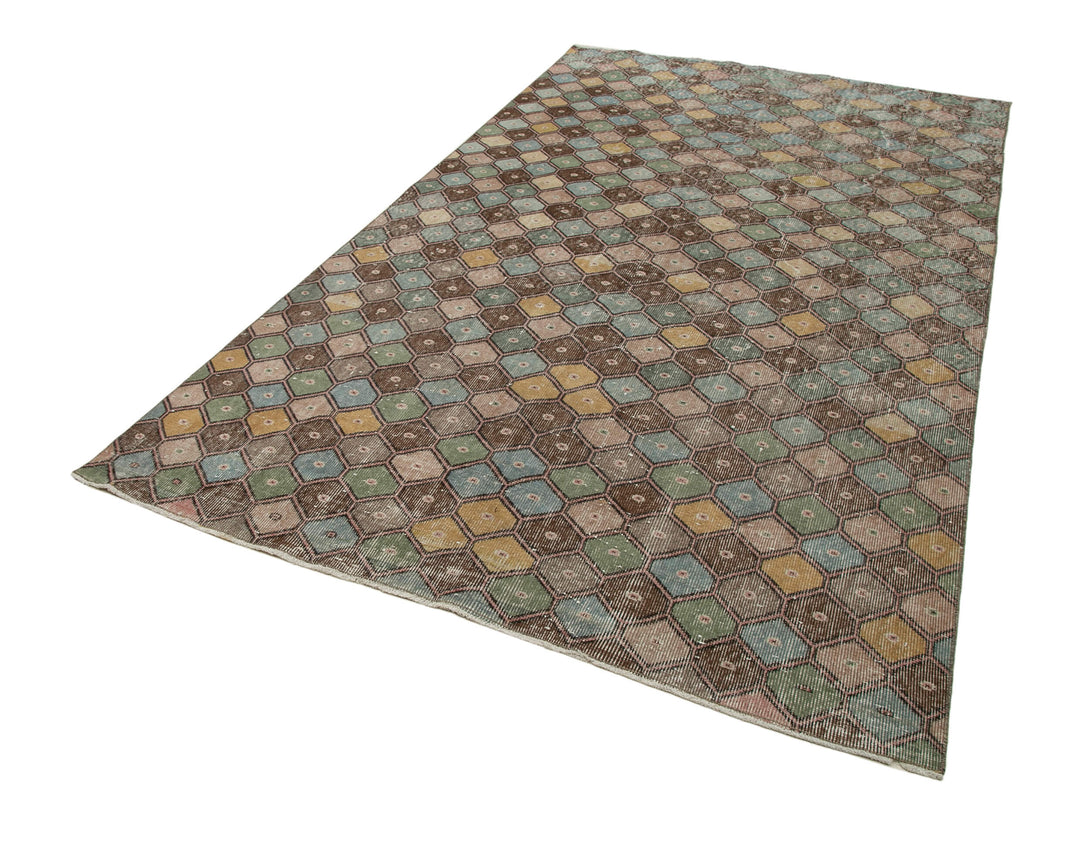 Handmade Geometric Area Rug > Design# OL-AC-33226 > Size: 5'-7" x 9'-8", Carpet Culture Rugs, Handmade Rugs, NYC Rugs, New Rugs, Shop Rugs, Rug Store, Outlet Rugs, SoHo Rugs, Rugs in USA