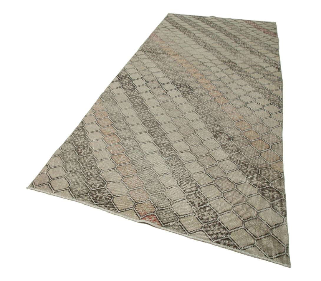 Handmade Geometric Runner > Design# OL-AC-33249 > Size: 4'-6" x 11'-2", Carpet Culture Rugs, Handmade Rugs, NYC Rugs, New Rugs, Shop Rugs, Rug Store, Outlet Rugs, SoHo Rugs, Rugs in USA