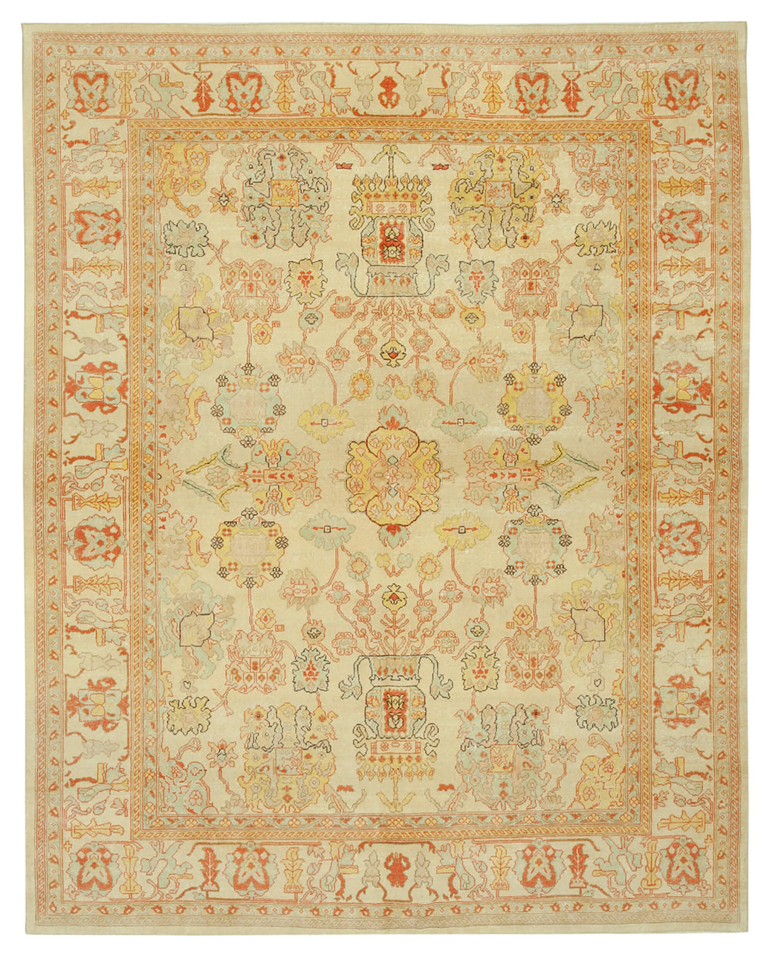 Handmade Oushak Area Rug > Design# OL-AC-33553 > Size: 7'-9" x 9'-8", Carpet Culture Rugs, Handmade Rugs, NYC Rugs, New Rugs, Shop Rugs, Rug Store, Outlet Rugs, SoHo Rugs, Rugs in USA