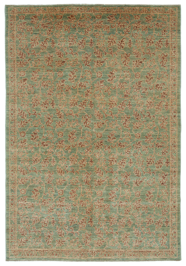 Handmade Oushak Area Rug > Design# OL-AC-33608 > Size: 6'-0" x 8'-8", Carpet Culture Rugs, Handmade Rugs, NYC Rugs, New Rugs, Shop Rugs, Rug Store, Outlet Rugs, SoHo Rugs, Rugs in USA