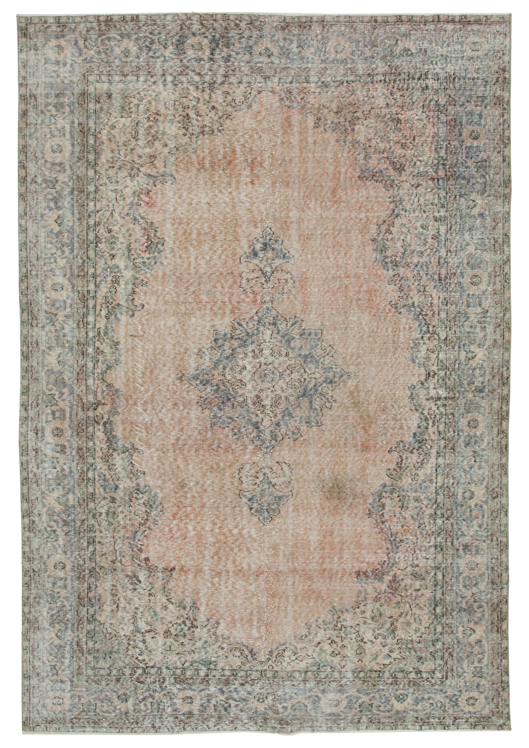 Handmade White Wash Area Rug > Design# OL-AC-34021 > Size: 6'-11" x 10'-4", Carpet Culture Rugs, Handmade Rugs, NYC Rugs, New Rugs, Shop Rugs, Rug Store, Outlet Rugs, SoHo Rugs, Rugs in USA