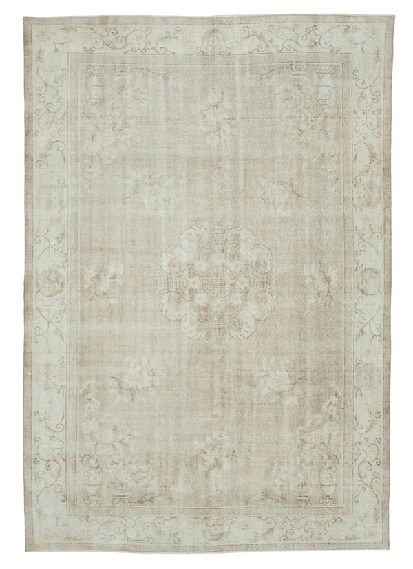 Handmade White Wash Area Rug > Design# OL-AC-34037 > Size: 6'-11" x 10'-4", Carpet Culture Rugs, Handmade Rugs, NYC Rugs, New Rugs, Shop Rugs, Rug Store, Outlet Rugs, SoHo Rugs, Rugs in USA