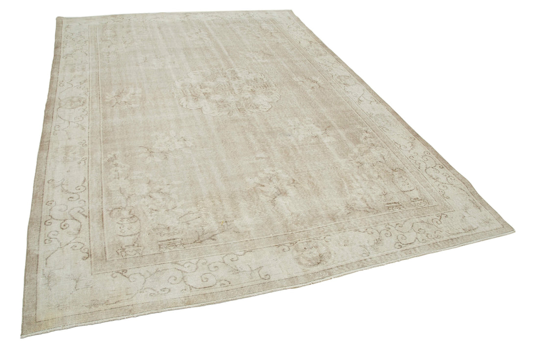 Handmade White Wash Area Rug > Design# OL-AC-34037 > Size: 6'-11" x 10'-4", Carpet Culture Rugs, Handmade Rugs, NYC Rugs, New Rugs, Shop Rugs, Rug Store, Outlet Rugs, SoHo Rugs, Rugs in USA