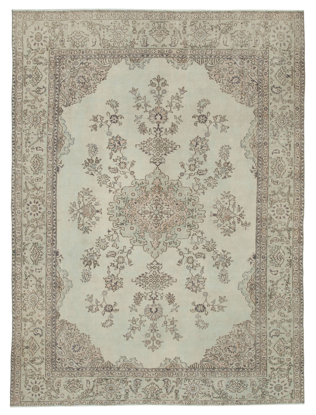 Handmade White Wash Area Rug > Design# OL-AC-34071 > Size: 7'-7" x 10'-1", Carpet Culture Rugs, Handmade Rugs, NYC Rugs, New Rugs, Shop Rugs, Rug Store, Outlet Rugs, SoHo Rugs, Rugs in USA