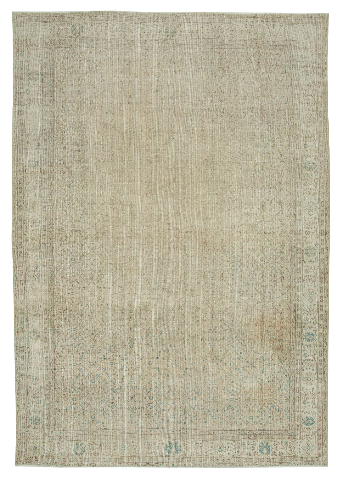 Handmade White Wash Area Rug > Design# OL-AC-34115 > Size: 7'-0" x 10'-3", Carpet Culture Rugs, Handmade Rugs, NYC Rugs, New Rugs, Shop Rugs, Rug Store, Outlet Rugs, SoHo Rugs, Rugs in USA