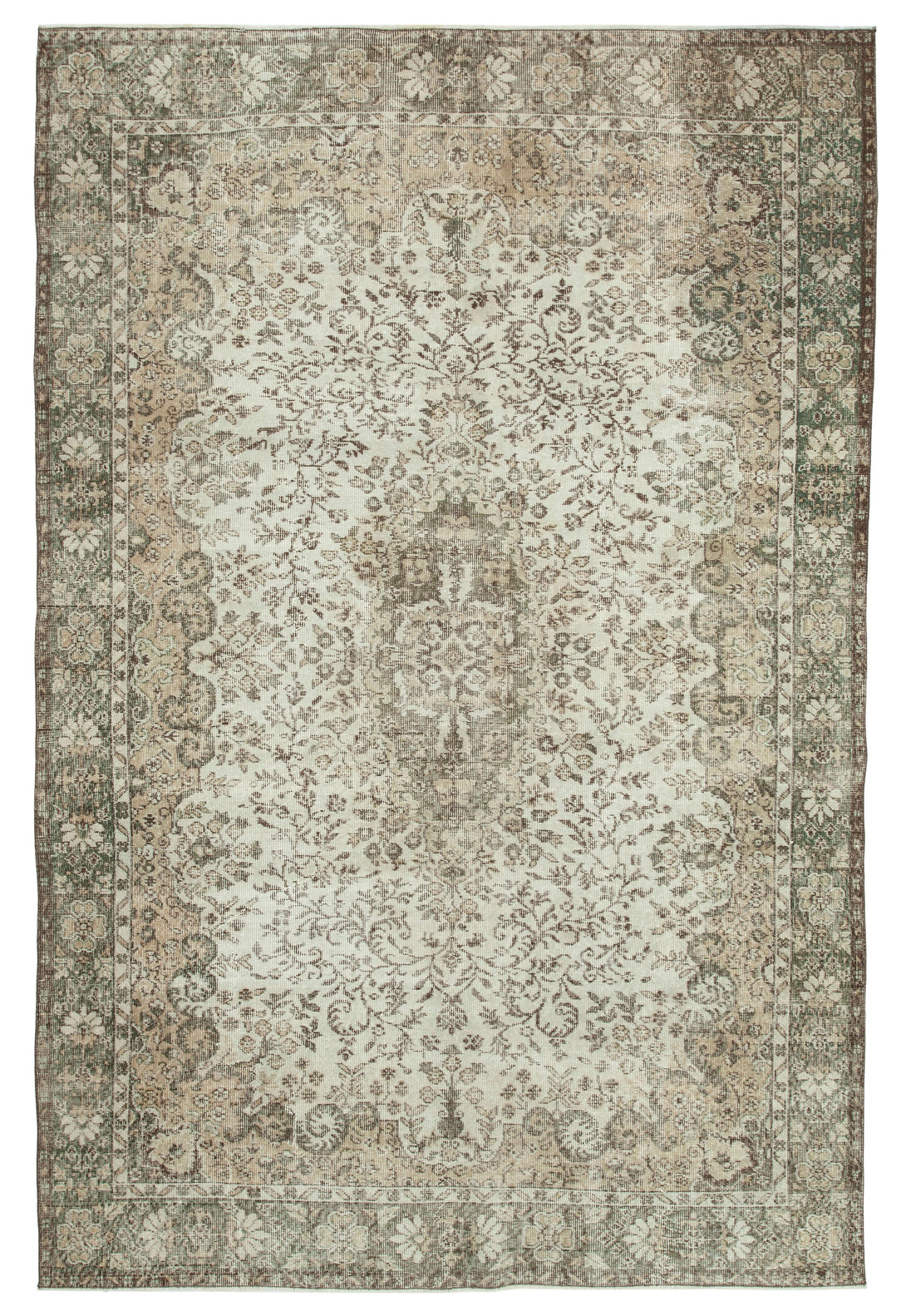 Handmade White Wash Area Rug > Design# OL-AC-34130 > Size: 6'-9" x 10'-1", Carpet Culture Rugs, Handmade Rugs, NYC Rugs, New Rugs, Shop Rugs, Rug Store, Outlet Rugs, SoHo Rugs, Rugs in USA